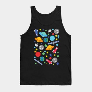 Space Pattern Tank Top